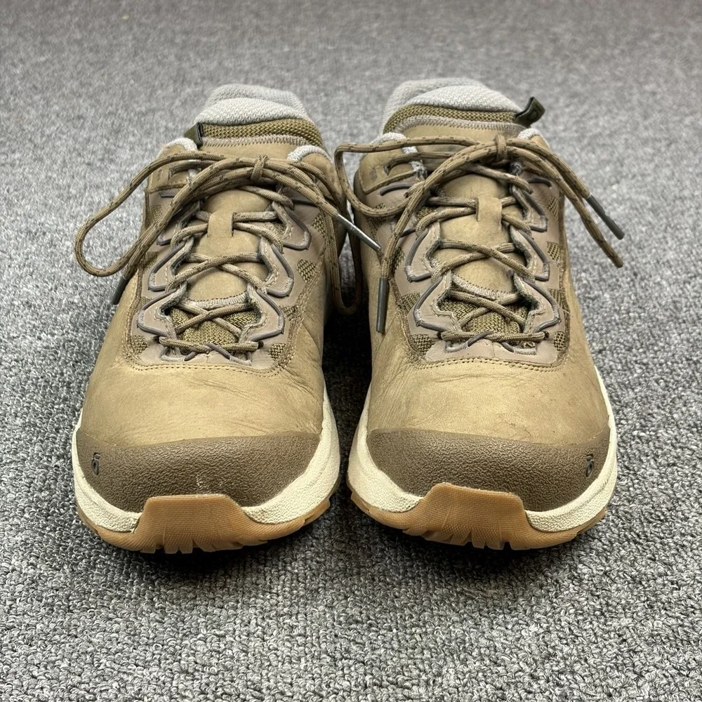 Oboz Cottonwood Low B-Dry Waterproof Hiking Shoes Men's Sz 12 Brown Leather